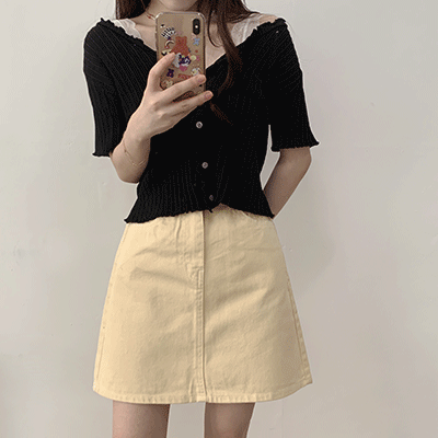 티안컬러 skirt (2color)